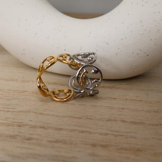Bague Smyle doré