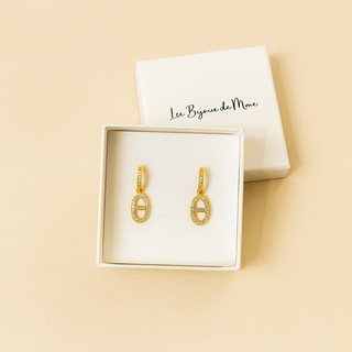 Boucles d’oreilles Eclat d’Ovale
