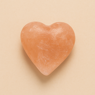 Savon de Sel en Forme de Cœur – Cristaux de l’Himalaya